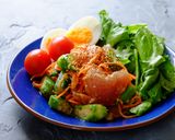 〈くらし薬膳〉オクラとマグロ中華風サラダ作り方5写真