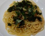 明太子パスタ〜青じそ＆焼きのりトッピング〜作り方4写真