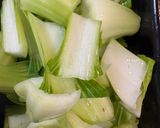 絹豆腐とひき肉、青梗菜とブナピーの中華うま煮作り方2写真