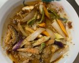 簡単中華風梅タコライス味青椒肉絲風作り方17写真