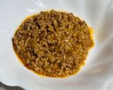 【※】肉みそ豆腐 レンチンして乗せるだけ作り方5写真