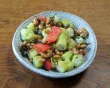 トマトとおくらの納豆サラダ作り方6写真