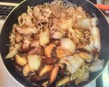 新玉ねぎを楽しむ すき焼き風 牛丼作り方9写真