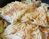 シンプル焼きうどん　ソース味作り方6写真
