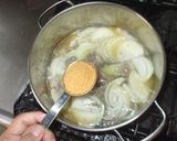 牛肉・トマトのスープ♪簡単コンソメ三つ葉作り方5写真