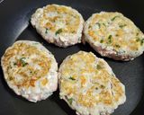 ヘルシー！はんぺん厚揚げ入りハンバーグ作り方4写真