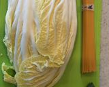 野菜たっぷり★ワンパン白菜パスタ作り方1写真