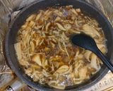 デミきのこ煮込みチーズｉｎハンバーグ作り方8写真