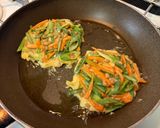 【簡単副菜】納豆とニラねぎ人参のチヂミアレンジ作り方3写真