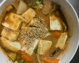 お一人様クリーミーおこわ味豆腐野菜炒め作り方22写真
