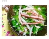 大根カニカマ水菜のマヨわさび醤油サラダ♬作り方18写真