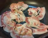 薄切り豚ロース丼。作り方1写真