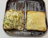 【簡単朝食】ツナマヨチーズホットサンド作り方4写真