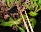 ピーマンと牛肉のオイスターソース炒め作り方4写真