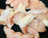 ササッと鶏肉惣菜●鶏むね肉のネギ塩炒め作り方1写真