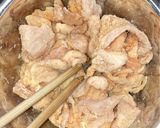 鶏皮のフライドチキン風カリカリ揚げ🐓作り方2写真