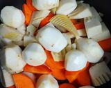 干し椎茸と根菜の煮物作り方2写真