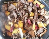 牛肉と秋野菜の醤油炒め🐮🍠🍄‍🟫作り方12写真