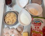 コク旨♡海老とツナのトマトパスタ作り方1写真