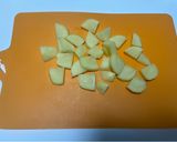 灰汁抜き、ふきじゃがいも油揚げの味噌汁作り方14写真