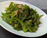 ピーマン大量消費！ピーマンとツナ麺つゆバター炒め作り方5写真