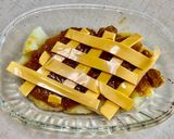 【材料3つ・レトルトカレーグラタン】作り方3写真