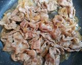 簡単昼食・今夜の夕飯！生姜焼き風豚丼主菜作り方7写真