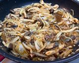 サバ缶としめじの和風パスタ作り方5写真
