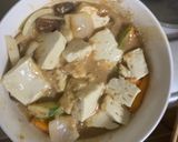 お一人様簡単洋風梅ガパオ味豆腐野菜炒め作り方19写真