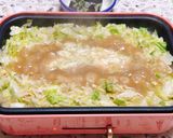 ホットプレートで明太子チーズもんじゃ焼き作り方5写真