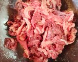 牛肉となすとピーマンの焼肉のたれ炒め作り方1写真