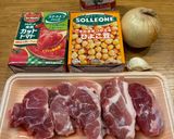 豚すね肉とひよこ豆の煮込み作り方1写真