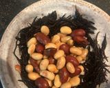 ひじき豆アボカド鮭で…昼めし！作り方2写真