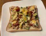 和風ツナマヨちくわと夏野菜のチーズト―スト作り方4写真