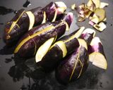 簡単！揚げ茄子のゴマ和え作り方1写真