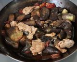 だし不要♪美味♪豚肉トマト茄子の炒め物作り方5写真