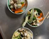 肉無豆腐すっきりコク旨梅キムチ味野菜炒め作り方13写真