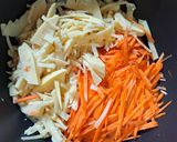 筍と蓮根のきんぴら作り方6写真