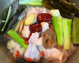 疲れたときに💦梅入り参鶏湯作り方2写真