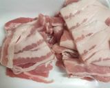 キャベツと豚バラ肉の味噌バター蒸し作り方4写真