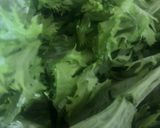 わさび菜の醤油ドレッシング和え😋作り方1写真