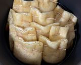 鶏挽肉油揚げ詰め煮作り方4写真
