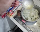白菜と大根の卵白スープ作り方3写真