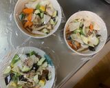 肉無チクワ赤味噌天津飯風親子丼味野炒め作り方12写真