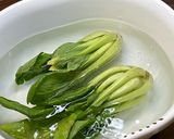 鶏肉とチンゲン菜の梅炒め作り方1写真
