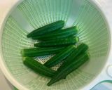 市販のもずく酢で★オクラもずく作り方4写真
