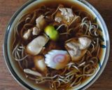 あんかけ鶏肉蕎麦作り方6写真