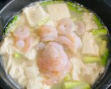 豆腐1丁、幸せに消えます。エビ玉塩あん作り方7写真
