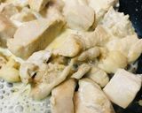 鶏肉のササッと生クリーム炒め作り方2写真