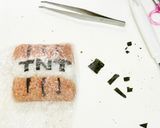 マイクラ弁当☆TNTおにぎり作り方3写真